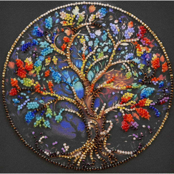 Bead embroidery kit - The color of life AM-252