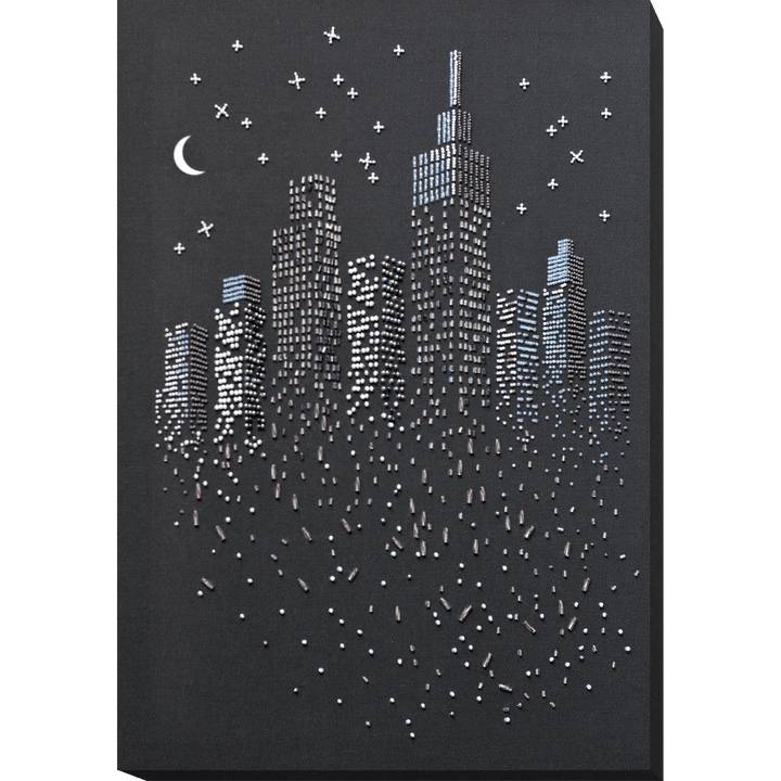 Bead Embroidery Kit - The glitter of the night lights AB-755
