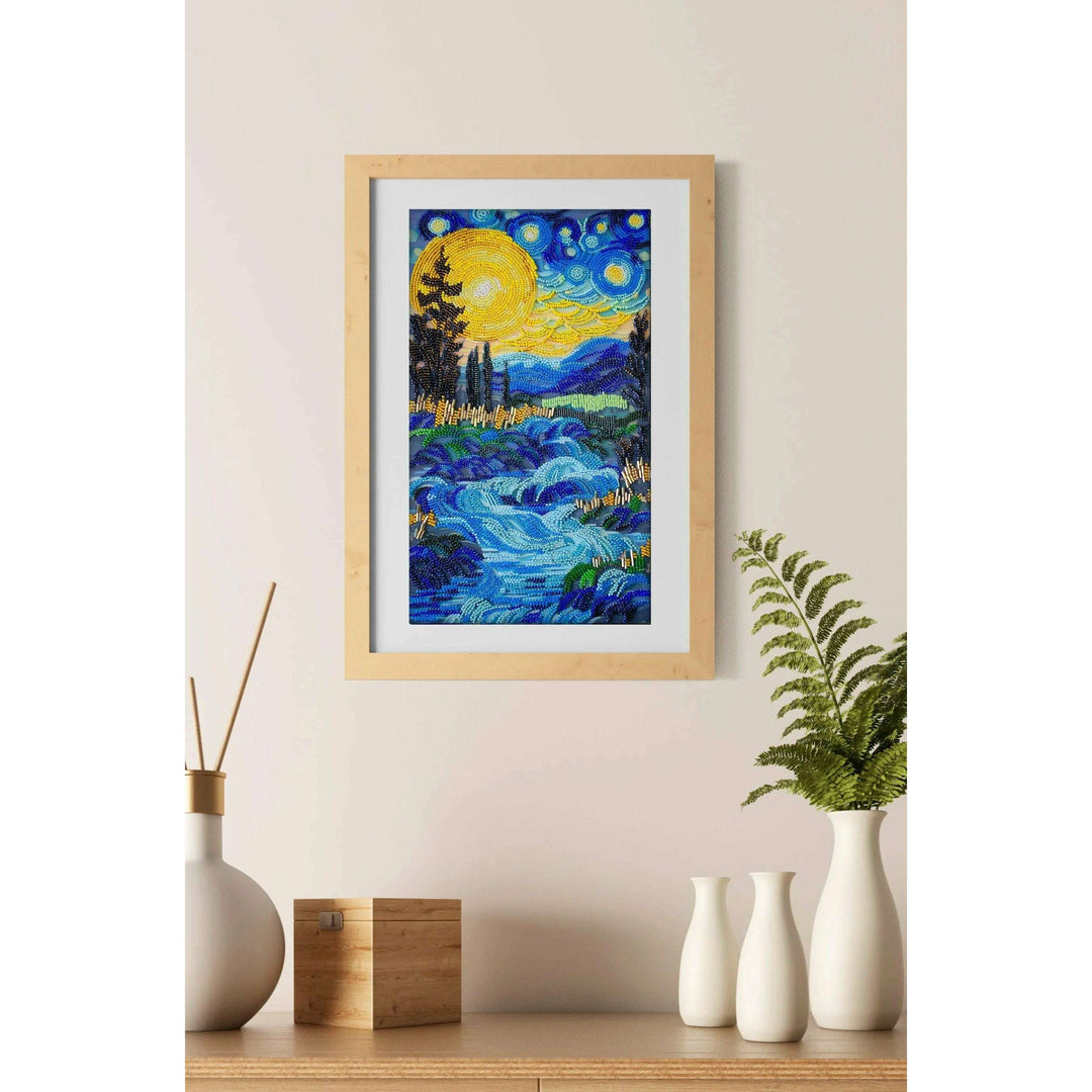 Bead Embroidery Kit - There behind the waterfall