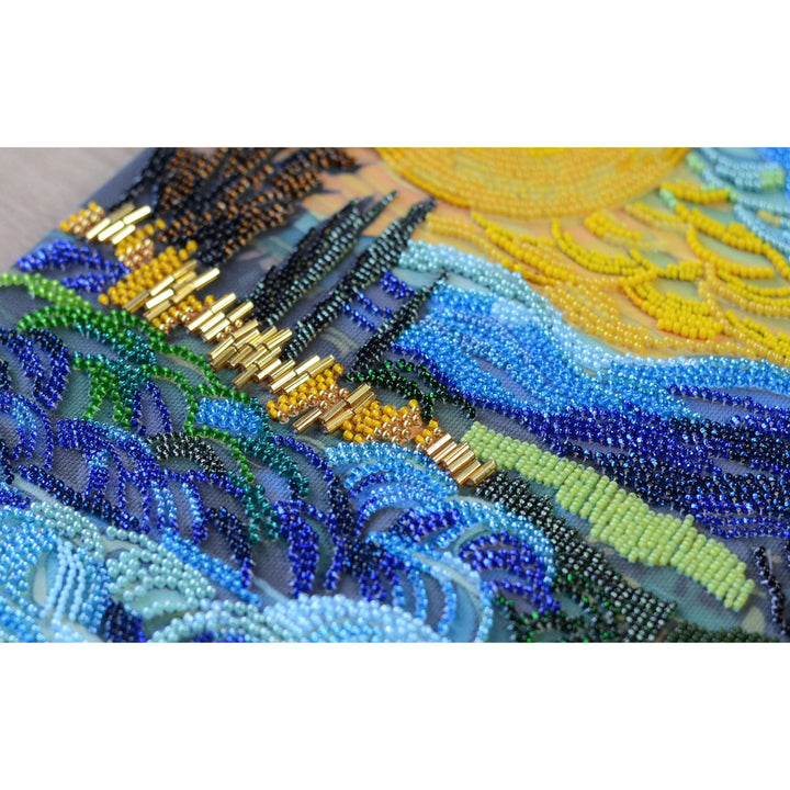 Bead Embroidery Kit - There behind the waterfall