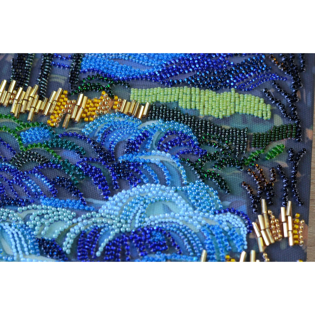 Bead Embroidery Kit - There behind the waterfall