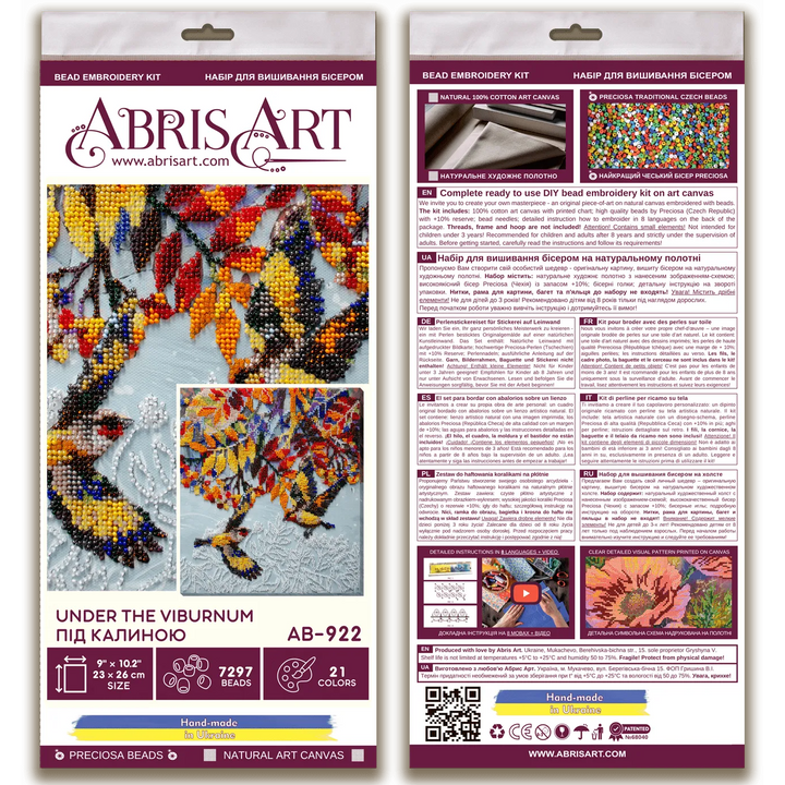 Bead Embroidery Kit - Under the viburnum AB-922