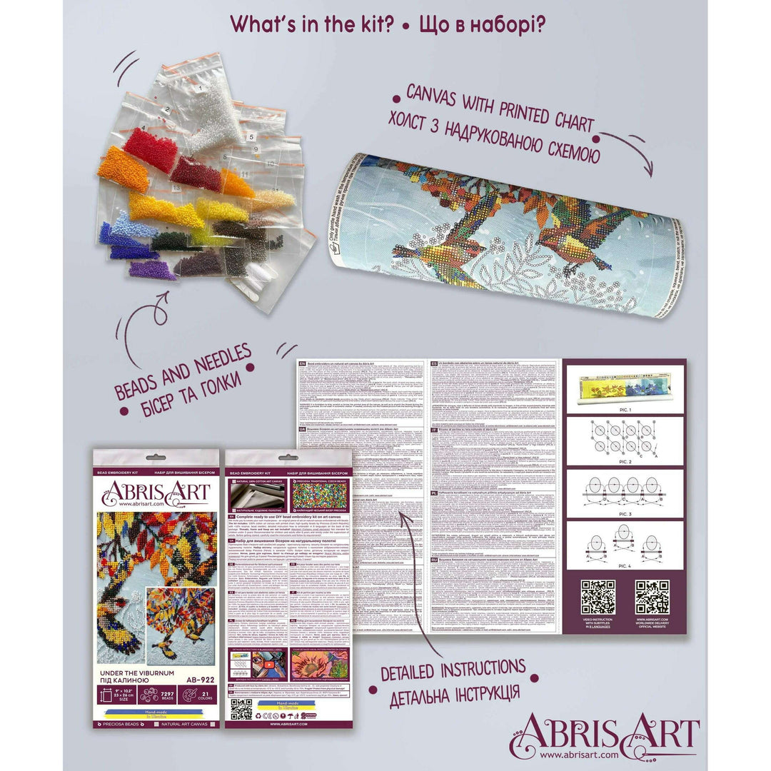 Bead Embroidery Kit - Under the viburnum AB-922