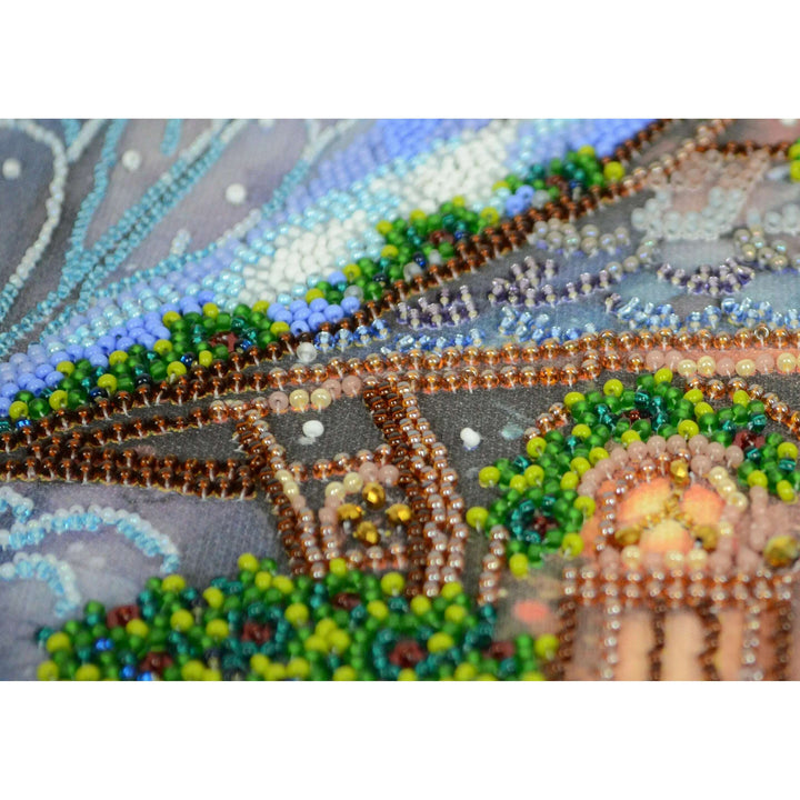 Bead Embroidery Kit - When winter blows cold