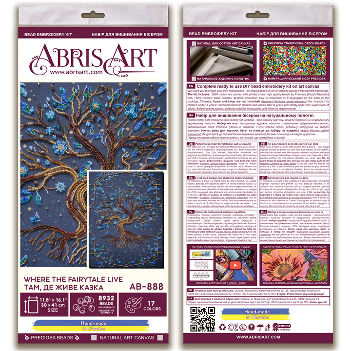 Bead Embroidery Kit - Where the fairytale live