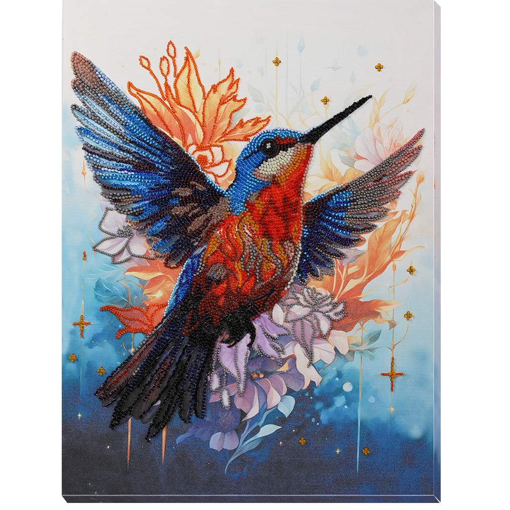 Bead Embroidery Kit A colorful flap of a wing AB-901