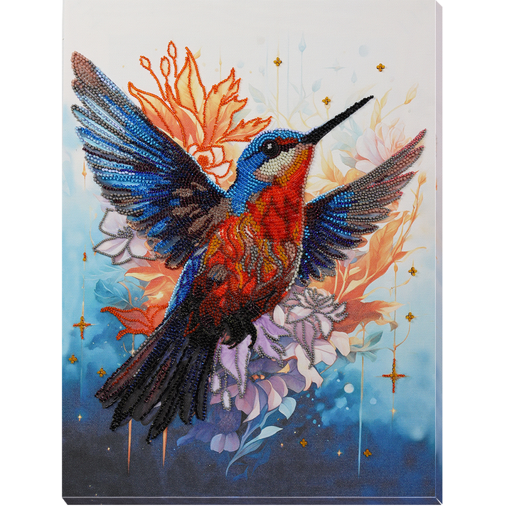 Bead Embroidery Kit A colorful flap of a wing AB-901