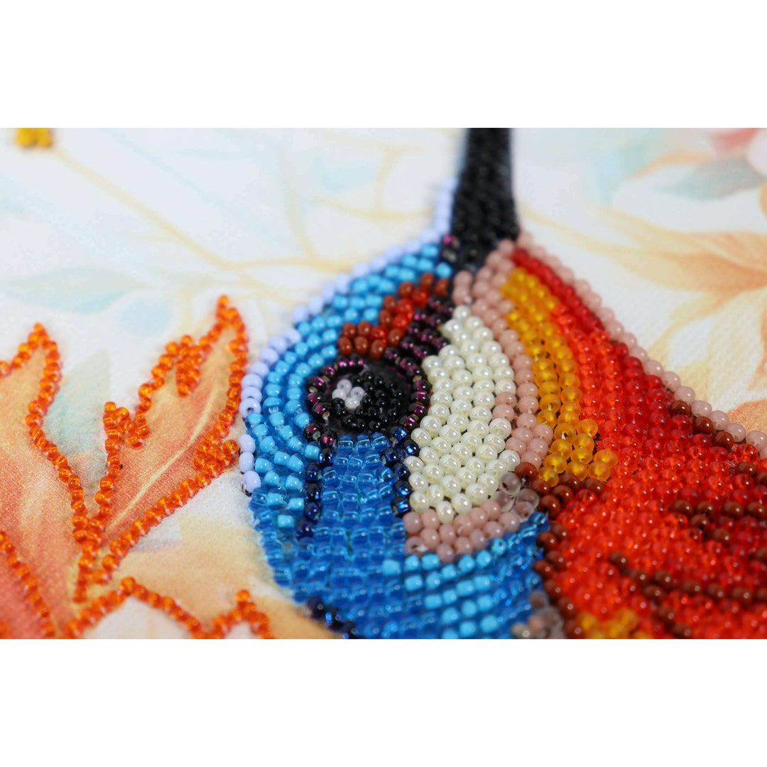 Bead Embroidery Kit A colorful flap of a wing AB-901