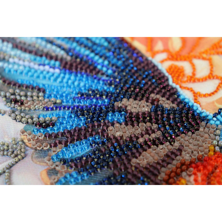 Bead Embroidery Kit A colorful flap of a wing AB-901