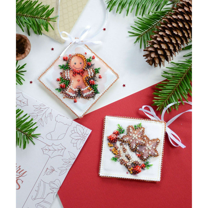 Bead Embroidery Kit Decoration - Holiday baking ABT-033