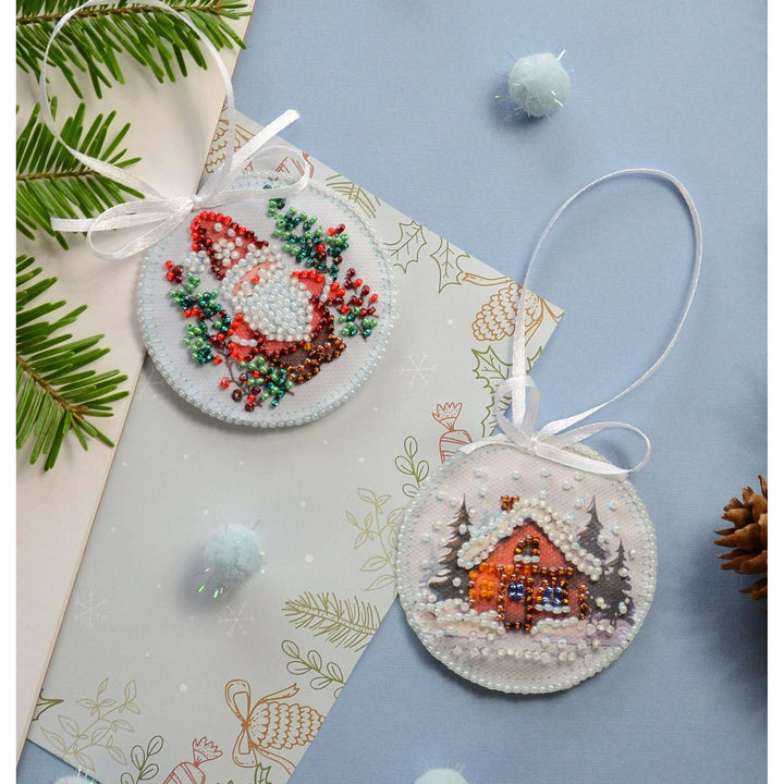 Bead Embroidery Kit Decoration - Winter wizard ABT-030