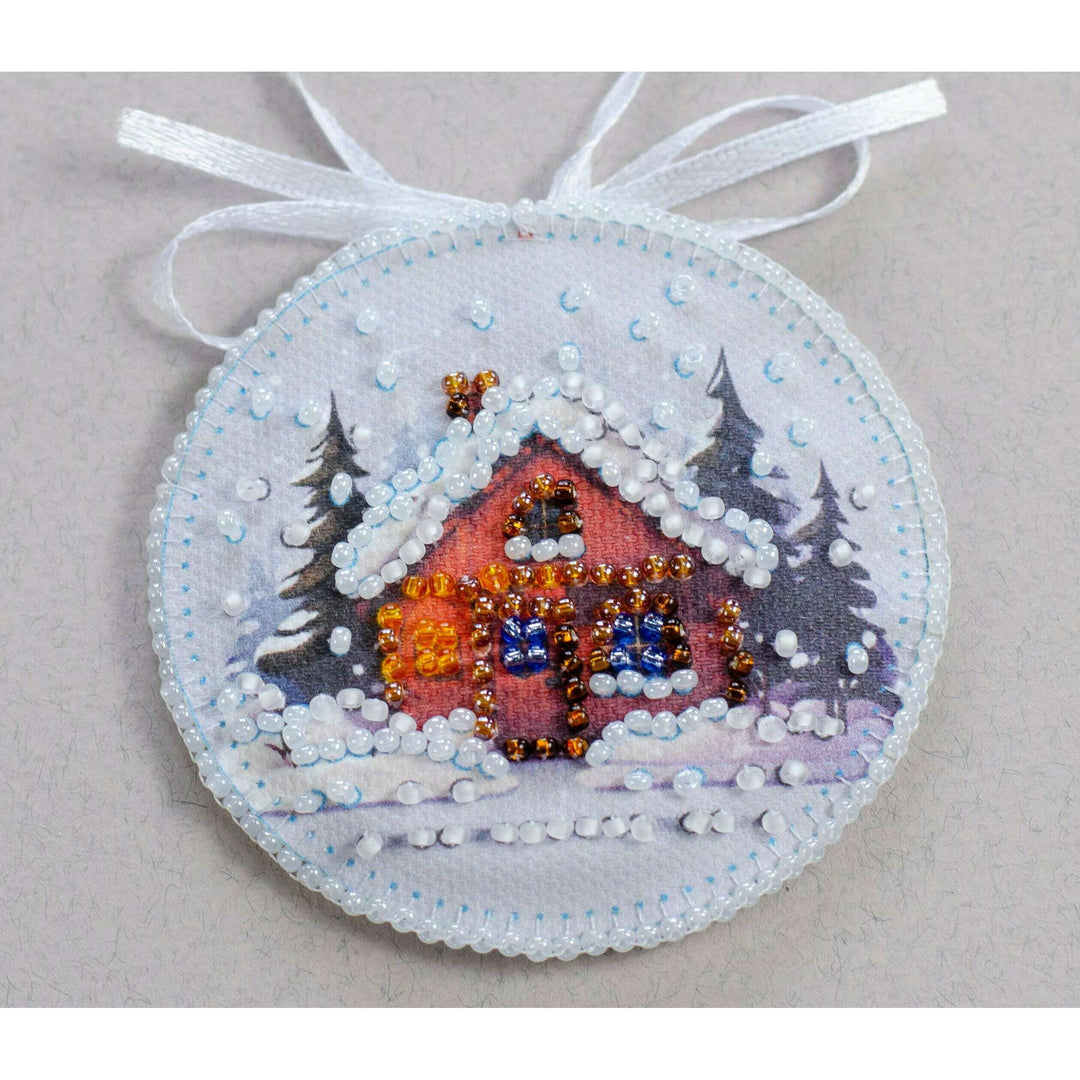 Bead Embroidery Kit Decoration - Winter wizard ABT-030