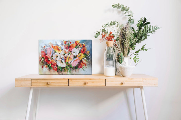 Bead Embroidery Kit - Delicate flowers AB-805