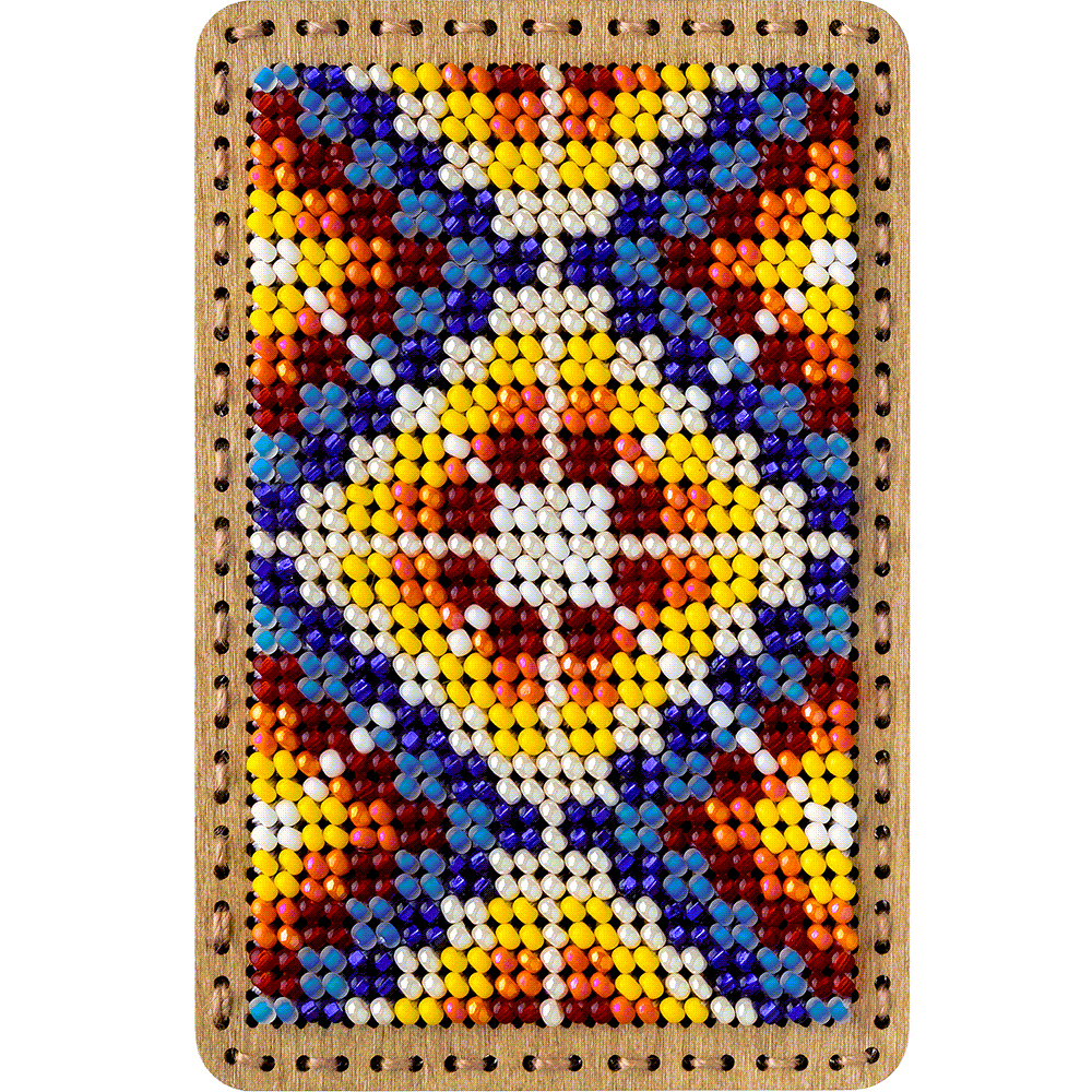 Bead Embroidery Kit for creating a needle box FLZB(N)-096