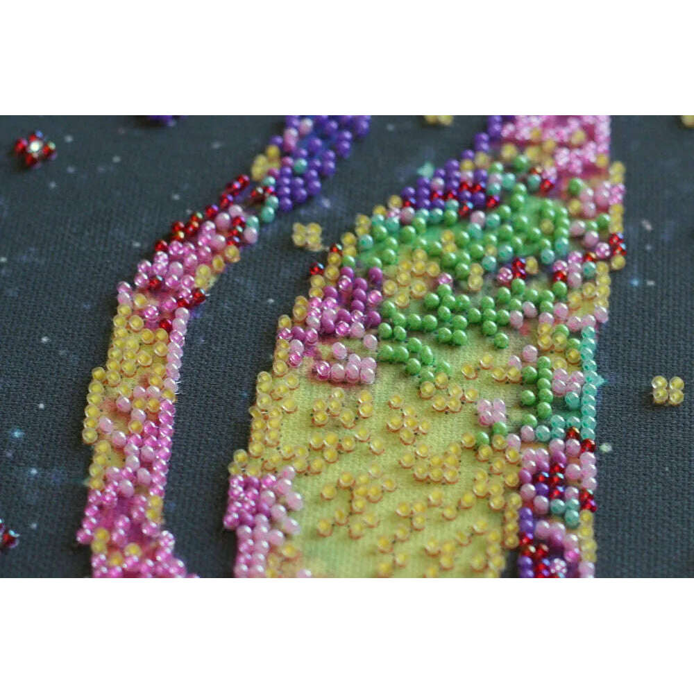 Bead Embroidery Kit Kittens' purrings AB-744
