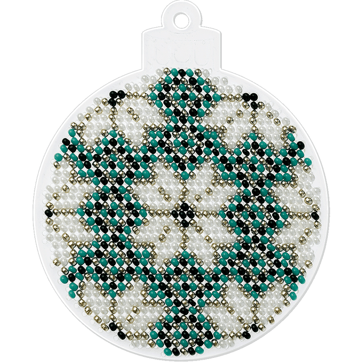 Bead embroidery kit on a plastic base FLPL-015