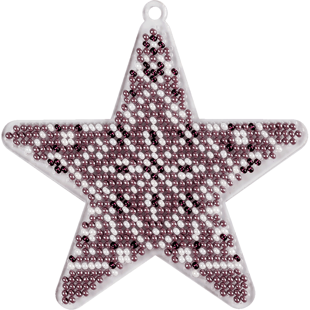 Bead embroidery kit on a plastic base FLPL-038