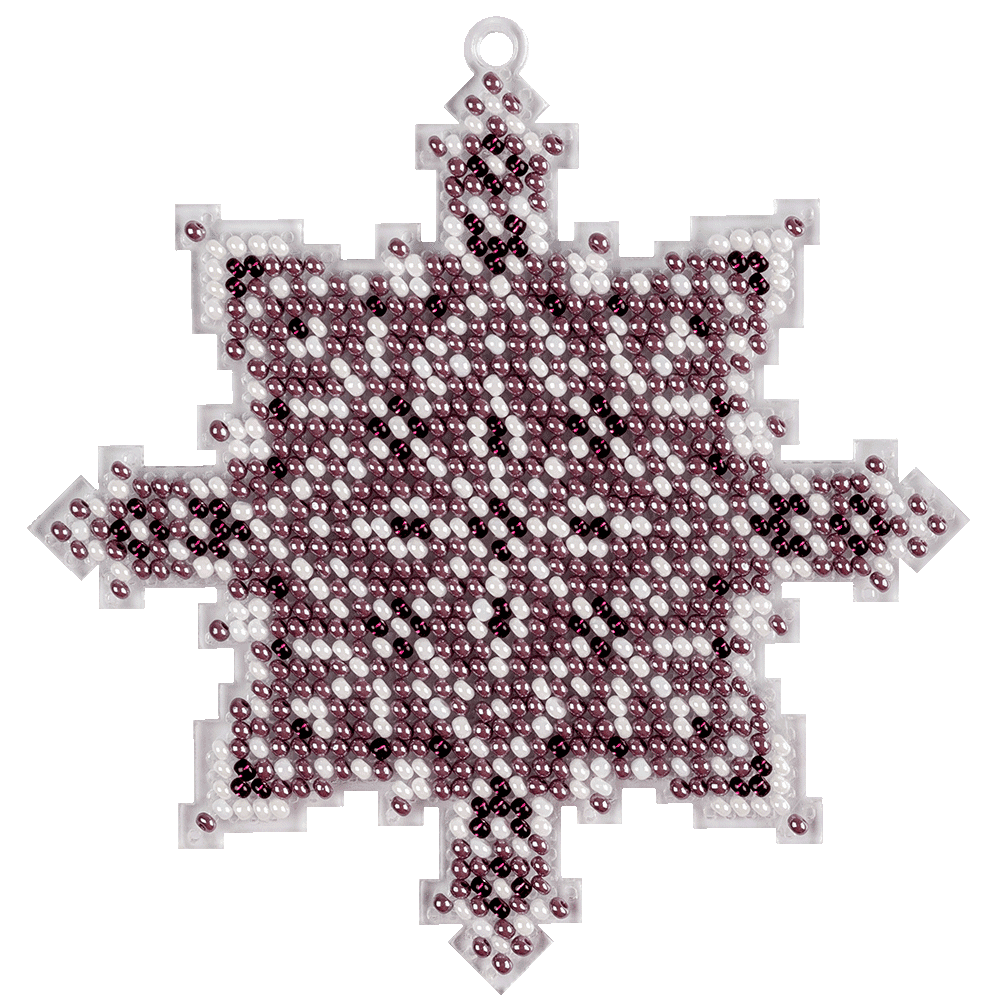 Bead embroidery kit on a plastic base FLPL-039