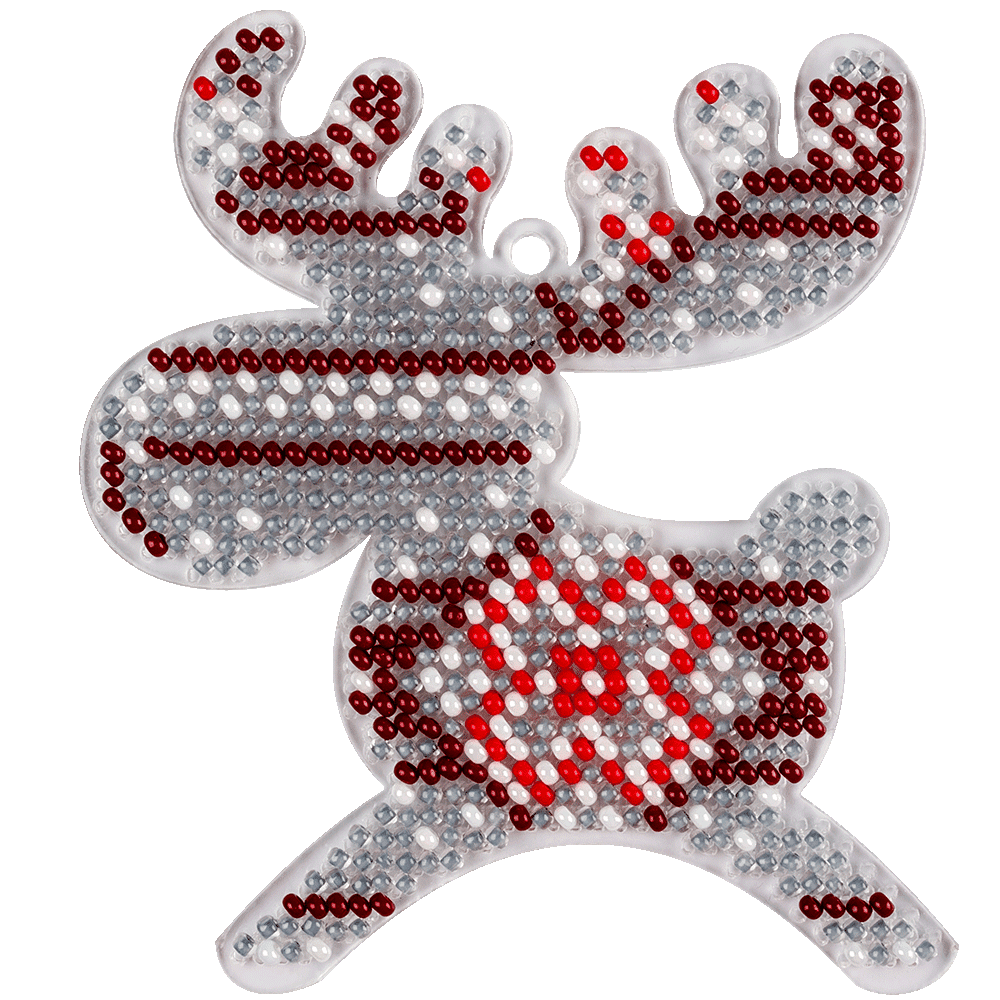 Bead embroidery kit on a plastic base FLPL-041