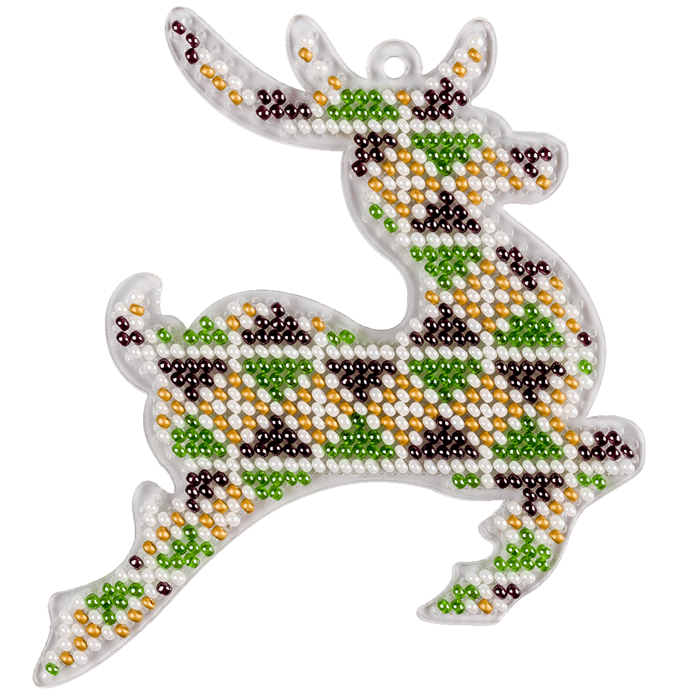 Bead embroidery kit on a plastic base FLPL-044