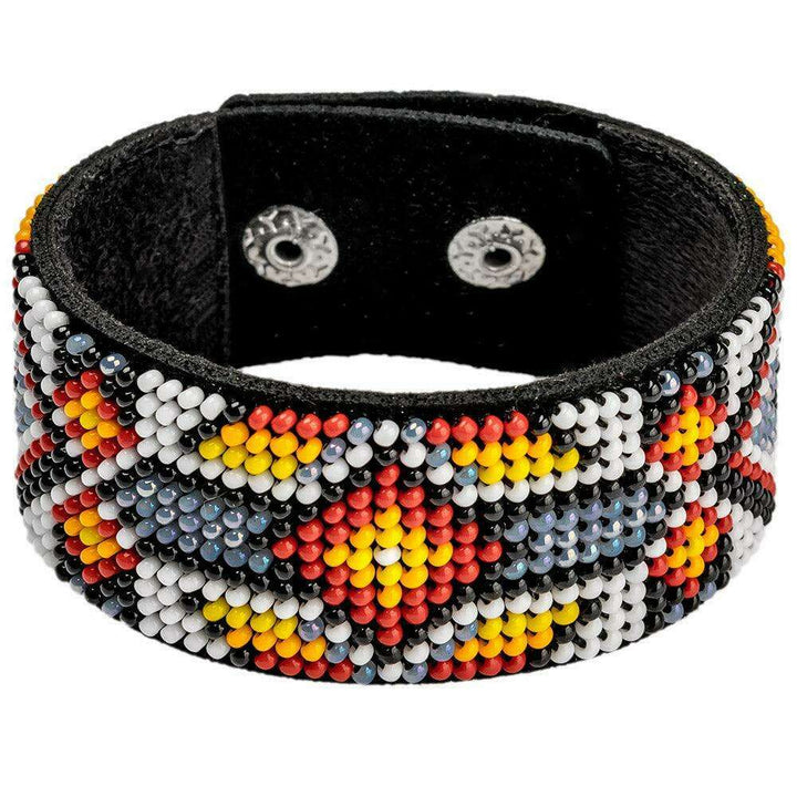 Bead embroidery kit on artificial leather FLBB-010
