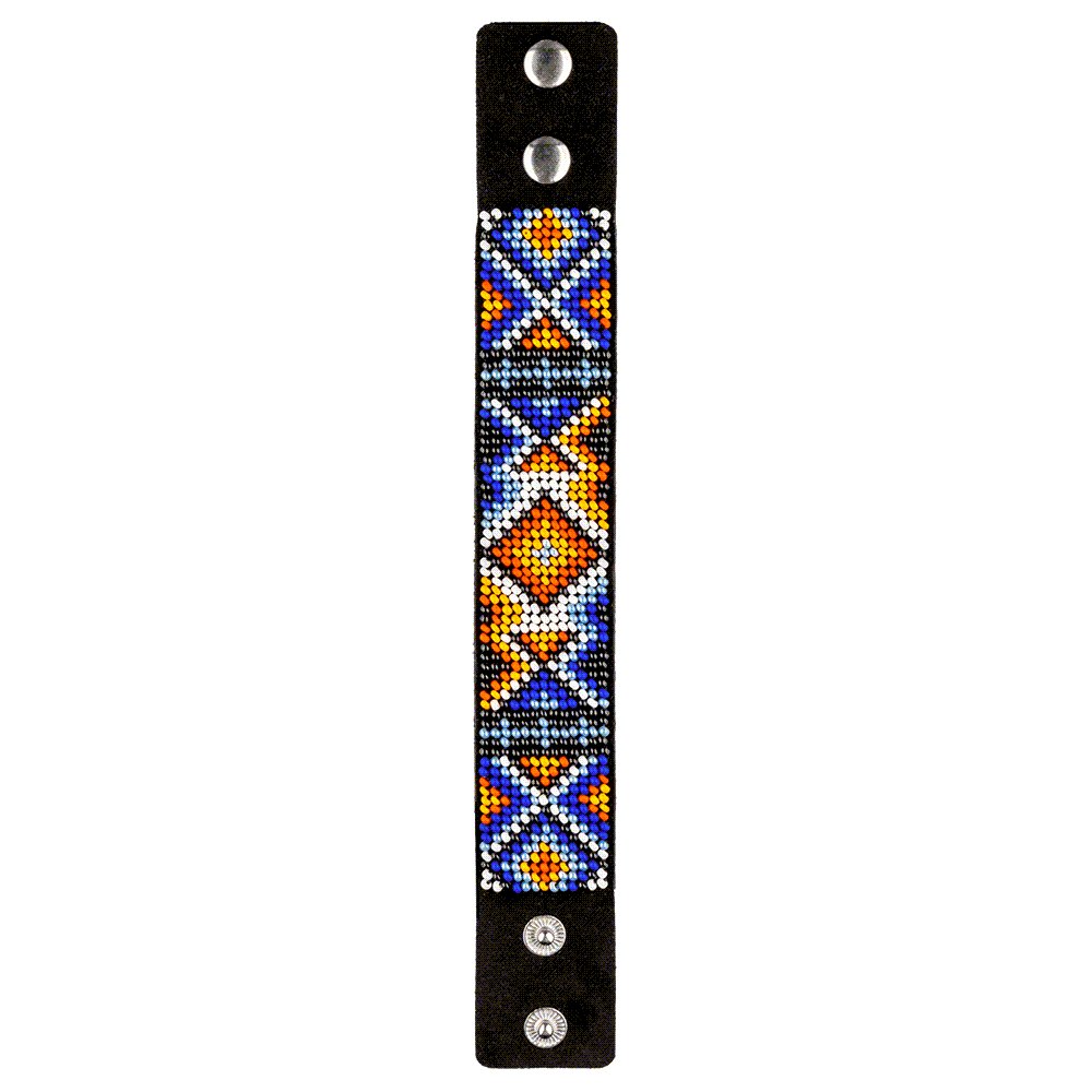 Bead embroidery kit on artificial leather FLBB-023