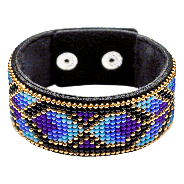 Bead embroidery kit on artificial leather FLBB-026