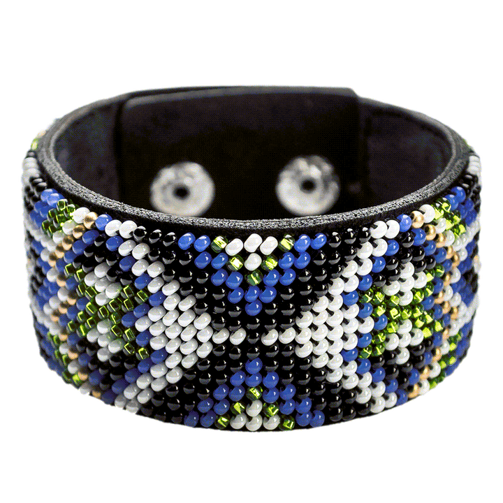 Bead embroidery kit on artificial leather FLBB-031