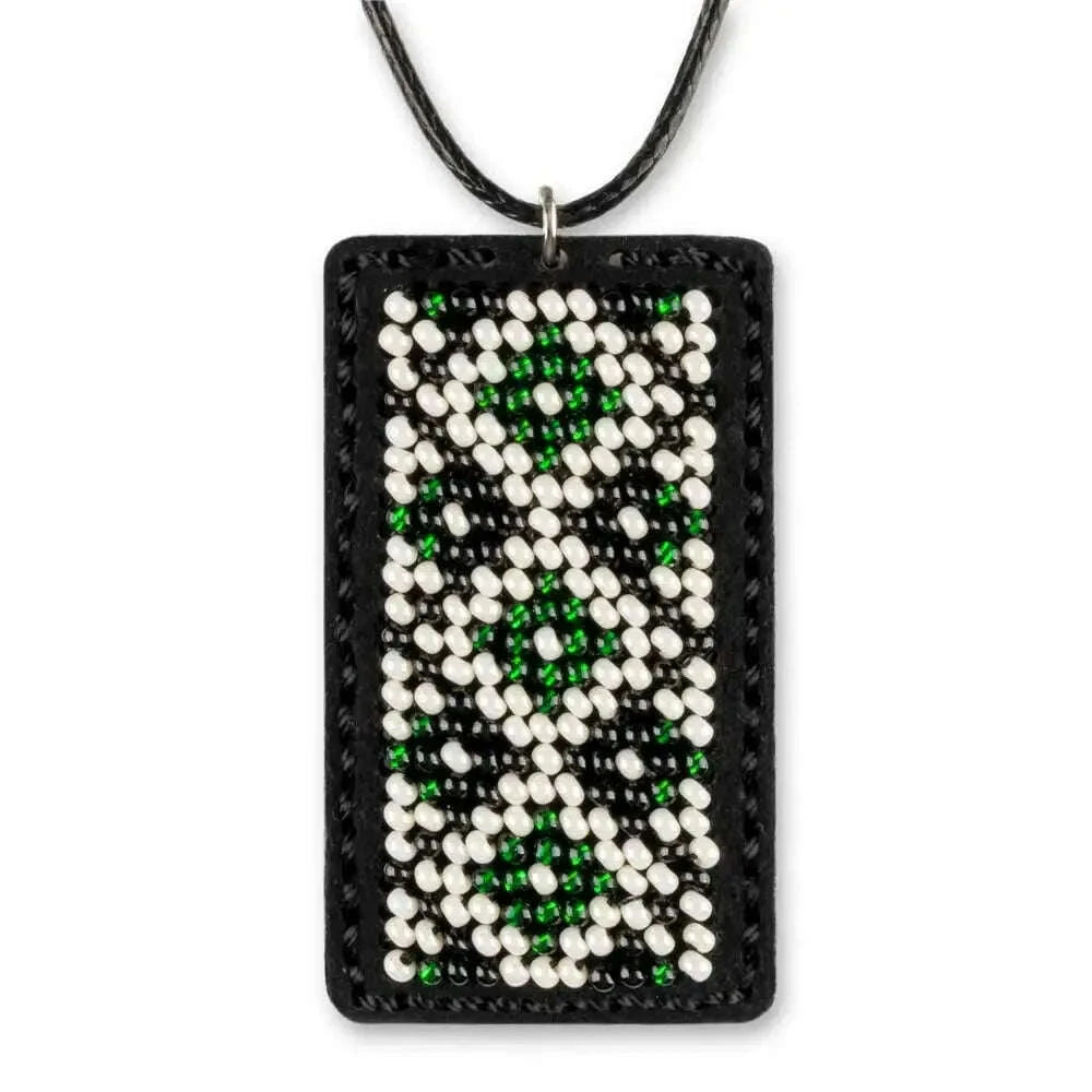 Bead embroidery kit on artificial leather FLBB-076
