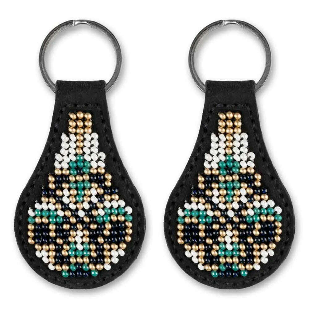 Bead embroidery kit on artificial leather FLBB-091