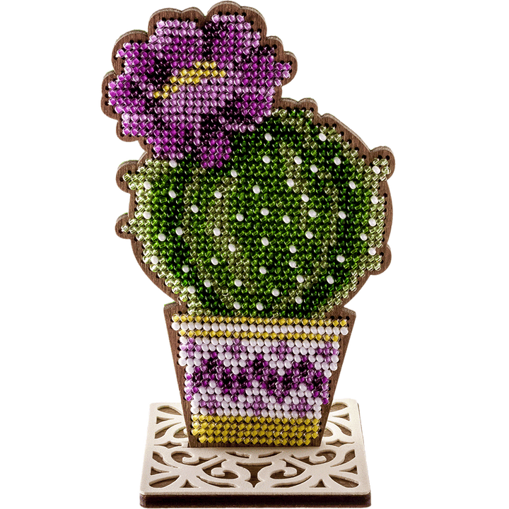 Bead embroidery kit on wood FLK-192