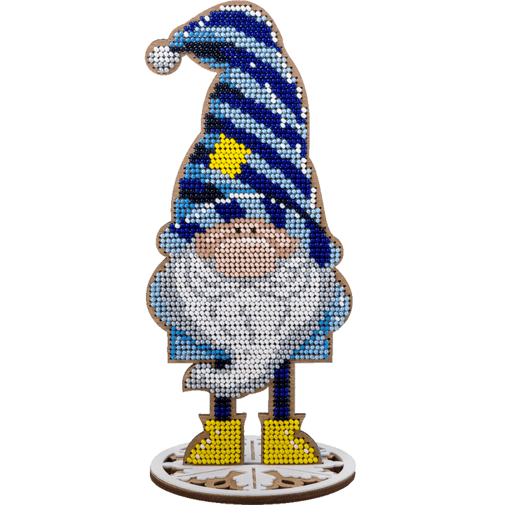 Bead embroidery kit on wood FLK-208