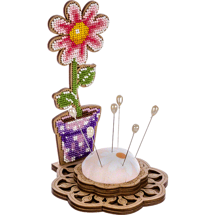 Bead embroidery kit on wood FLK-280