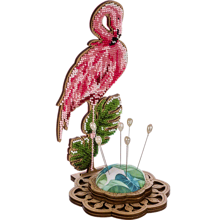 Bead embroidery kit on wood FLK-284