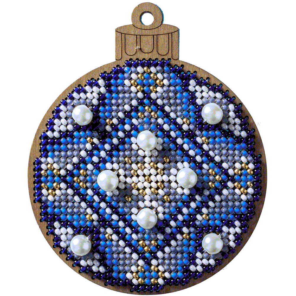 Bead embroidery kit on wood FLK-311
