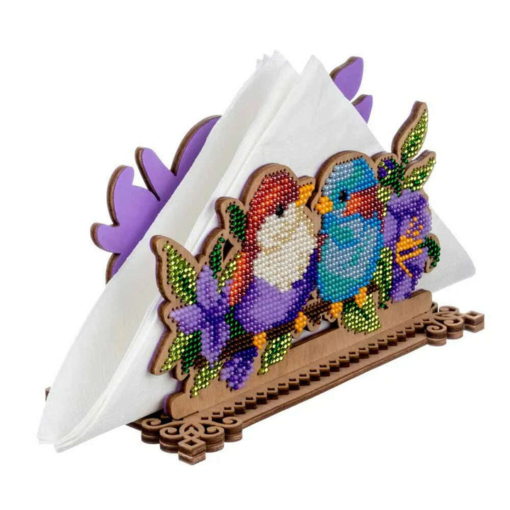 Bead embroidery kit on wood FLK-532