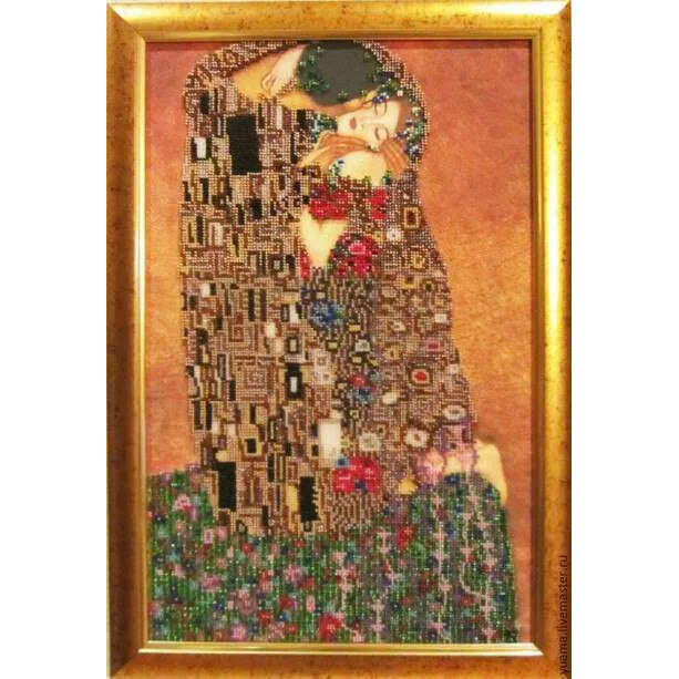 Bead Embroidery Kit The kiss AB-073