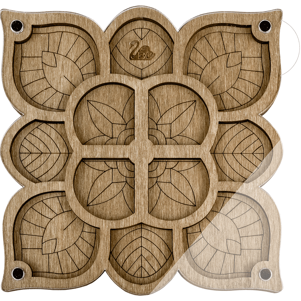 Bead organizer with transparent cover FLZB-024