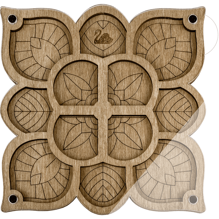 Bead organizer with transparent cover FLZB-024