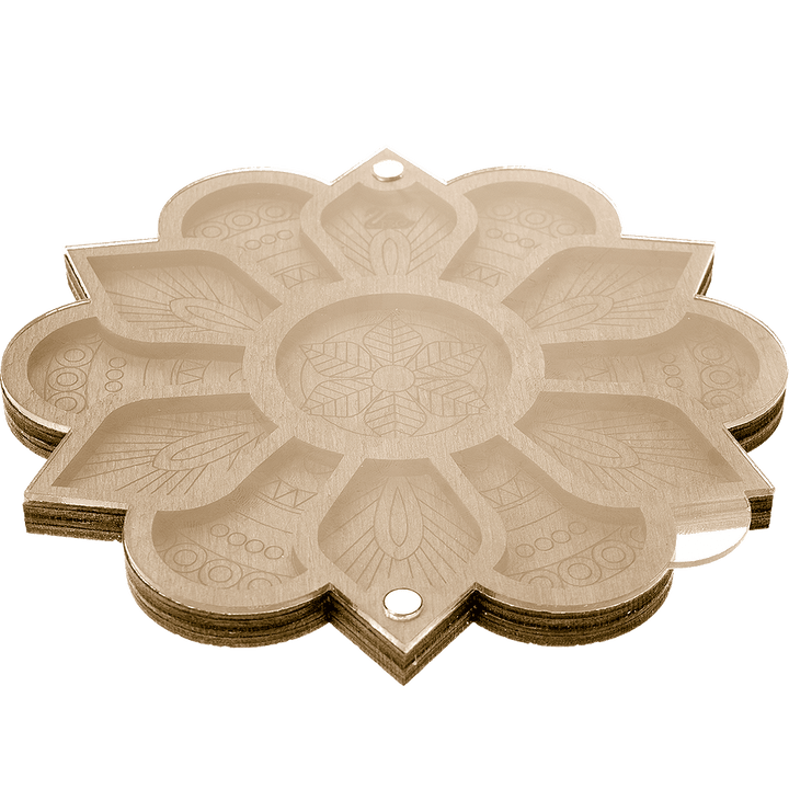 Bead organizer with transparent cover FLZB-030