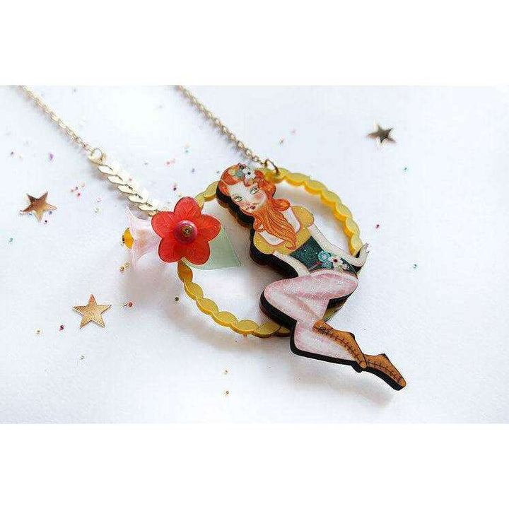 Bearded Woman Halloween Necklace by Laliblue - Quirks!