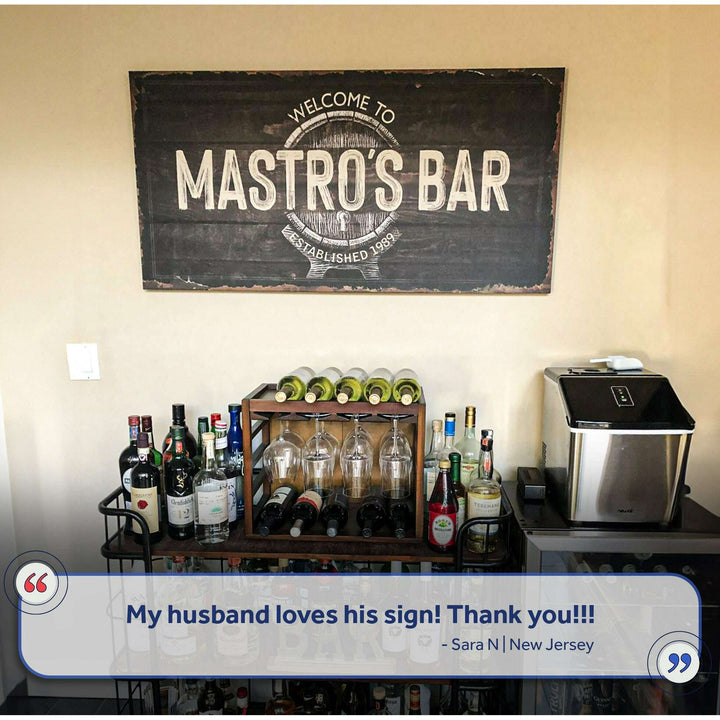 Beer Barrel Bar Sign