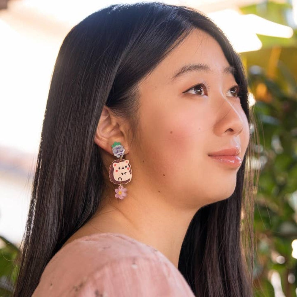 Bella the Hedgehog Earrings 1