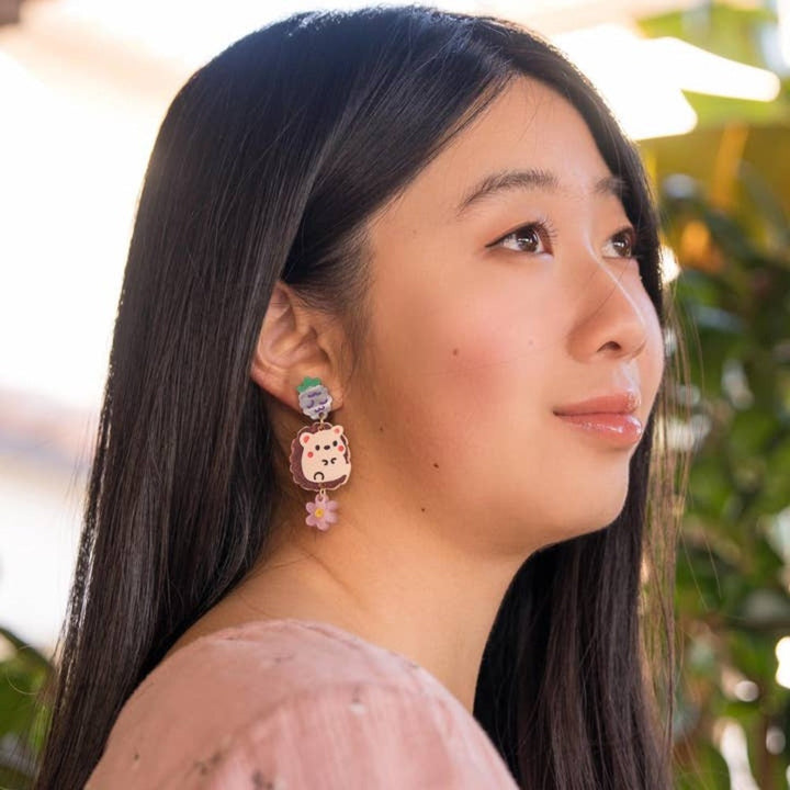 Bella the Hedgehog Earrings 1