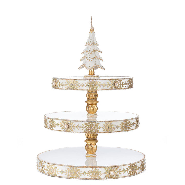 Bells of Brilliance Tiered Serving Tray by Katherine's Collection image 2