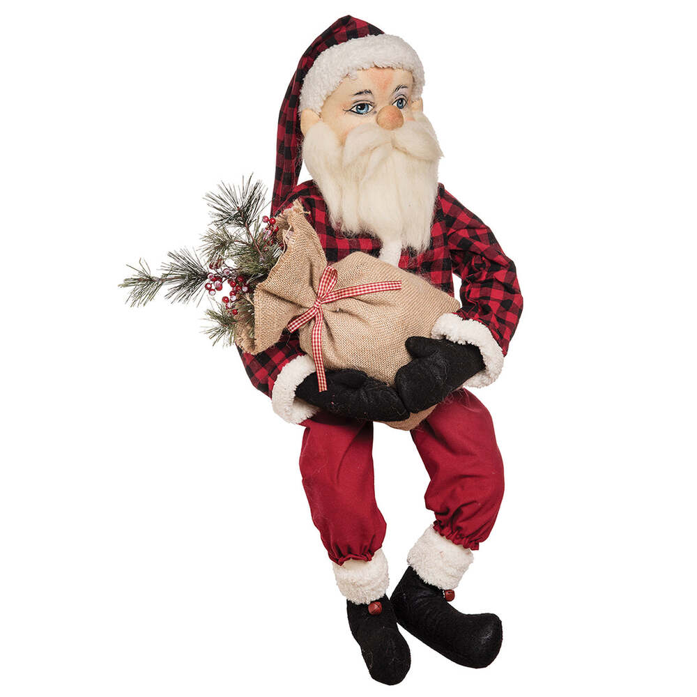 Berkeley Santa Gathered Traditions Art Doll by Joe Spencer 