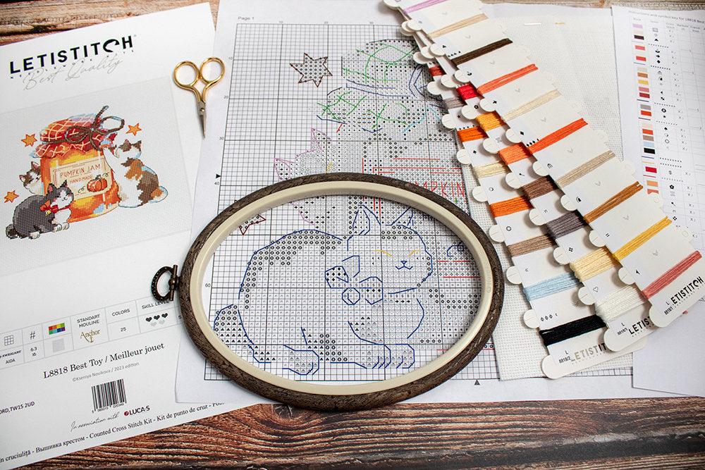 Best Toy L8818 Counted Cross Stitch Kit