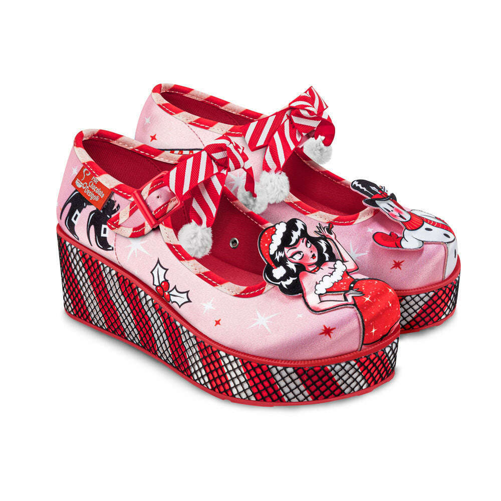 Betty Claus Women's Mary Jane Platforms