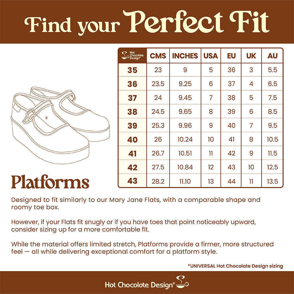 Betty Claus Women's Mary Jane Platforms