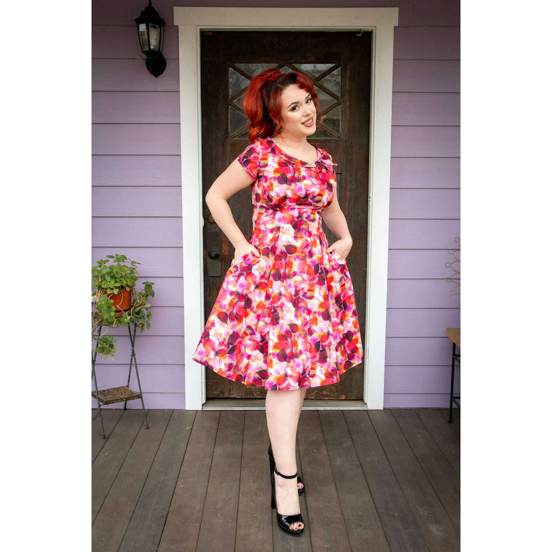 Beverly Dress- Scarlet Leaves *sale